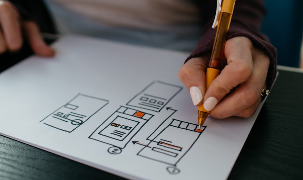 paper with a scribble